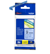 Brother Black On Blue Label Tape 9mm x 8m - TZE521